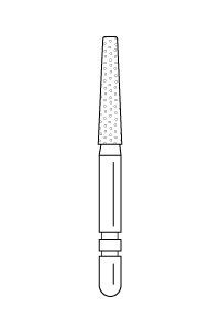 703.8KRZ - Two Striper TSZTech Ultra-premium Diamond Bur