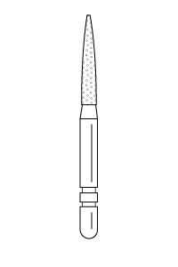 L260.8Z - Two Striper TSZTech Ultra-premium Diamond Bur