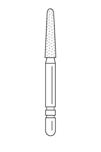 L770.8Z - Two Striper TSZTech Ultra-premium Diamond Bur